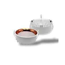 12-24W ROSEGOLD TO WH DEEP DOWNLIGHT